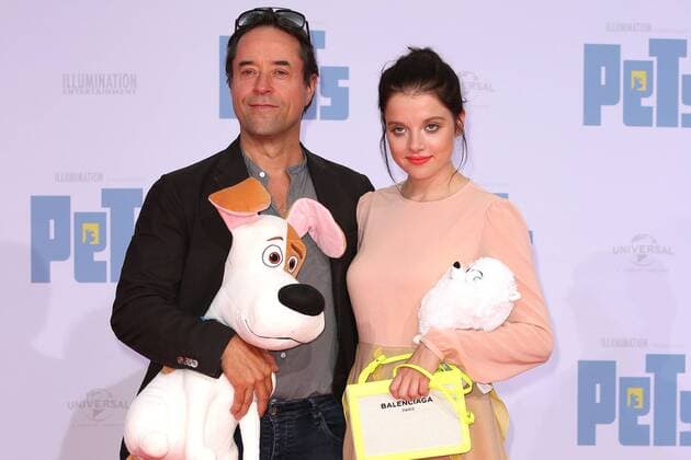 Jan Josef Liefers und Jella Haase bei der Pets Kino Premiere am 20.07.2016 in Berlin Pets Kino Premiere in Berlin, 2016 