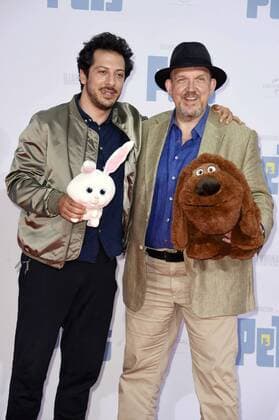 Dietmar Bär und Fahri Yardim bei der Premiere des Kinofilms Pets The Secret Life of Pets im CineStar im Sony Center. Berlin, 20.07.2016 Foto:xFredericx xFuturexImage