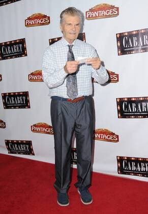 July 20, 2016 - Hollywood, CA, United States - 20 July 2016 - Hollywood, California. Fred Willard. The opening of Cabaret held at the Hollywood Pantages Theater. Photo Credit: AdMedia Hollywood United States - ZUMAa123