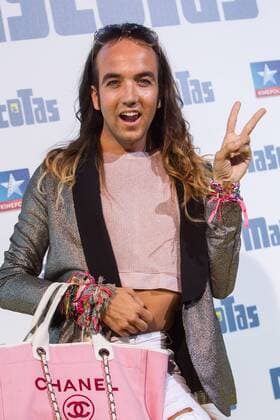 Spanish influencer Aless Gibaja during the premiere of Mascotas at Kinepolis cinema in Madrid. July 21, 2016.  (20160721058)