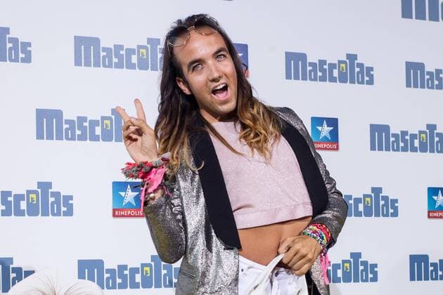 Spanish influencer Aless Gibaja during the premiere of Mascotas at Kinepolis cinema in Madrid. July 21, 2016.  (20160721054)