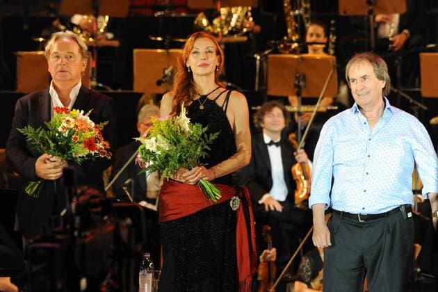 Jubilaeumsgala Classic Open Air 2016 Klaus Hoffmann, Ute Lemper, Chris de Burgh First Night, die Jubilaeumsgala 2016, Highlights aus 25 Jahren Classic Open Air in Berlin am Gendarmenmarkt am 21.07.2016