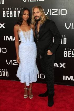 LOS ANGELES - JUL 20: Zoe Saldana, Marco Perego at the Star Trek Beyond World Premiere at the Embarcadero Marina on July 20, 2016 in San Diego, CA  HPA