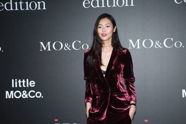 BEIJING, CHINA - JULY 21: Model Liu Wen attends MO&Co fashion show on July 21, 2016 in Beijing, China.  CFP488619826