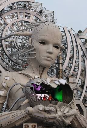 NIZHNY NOVGOROD, RUSSIA - JULY 23, 2016: The 2016 Alfa Future People festival of music and technology, at the Bolshoe Kozino Airfield. Alexander Ryumin TASS  TS02AC39