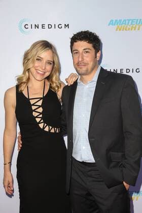 Jason Biggs und seine Ehefrau Jenny Mollen bei der Amateur Night Kino Premiere am 25.07.2016 in Los Angeles Amateur Night Kinopremiere in Los Angeles, 2016 