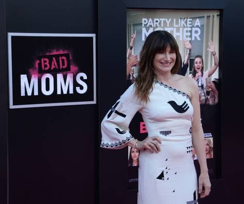 Cast member Kathryn Hahn attends the premiere of the motion picture comedy Bad Moms at Mann Village Theater in the Westwood section of Los Angeles on July 26, 2016. Storyline: When three overworked and under-appreciated moms are pushed beyond their limits, they ditch their conventional responsibilities for a jolt of long overdue freedom, fun, and comedic self-indulgence.  LAP2016072613 JIMxRUYMEN