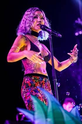 July 26, 2016 - Raleigh, North Carolina, U.S - Music artist JHENE AIKO brings her 2016 Summer Tour to the Coastal Credit Union Music Park at Walnut Creek in Raleigh, NC. Raleigh U.S. - ZUMAm114
