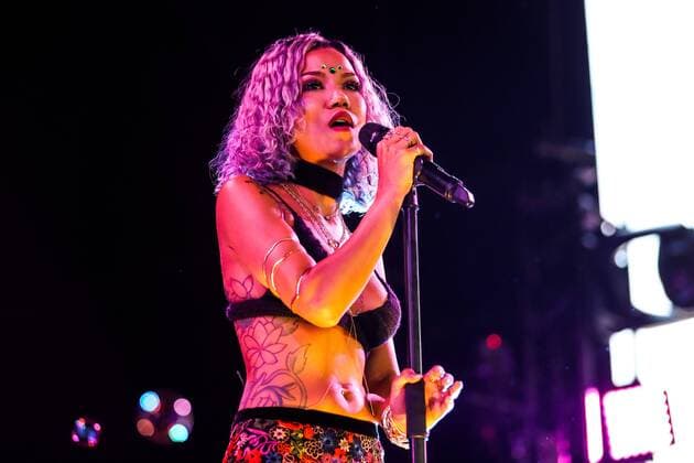 July 26, 2016 - Raleigh, North Carolina, U.S - Music artist JHENE AIKO brings her 2016 Summer Tour to the Coastal Credit Union Music Park at Walnut Creek in Raleigh, NC. Raleigh U.S. - ZUMAm114