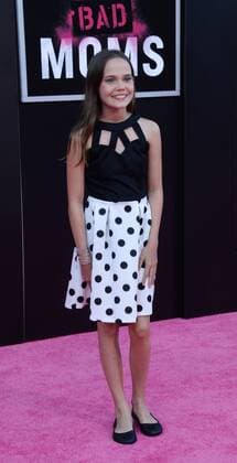 Cast member Oona Laurence attends the premiere of the motion picture comedy Bad Moms at Mann Village Theater in the Westwood section of Los Angeles on July 26, 2016. Storyline: When three overworked and under-appreciated moms are pushed beyond their limits, they ditch their conventional responsibilities for a jolt of long overdue freedom, fun, and comedic self-indulgence.  LAP2016072654 JIMxRUYMEN