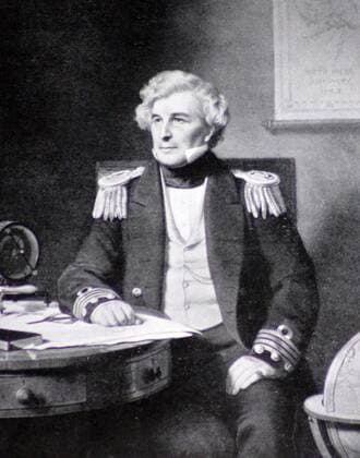 Sir James Clark Ross (15 April 1800 – 3 April 1862) was a British naval officer and explorer remembered today for his exploration of the Arctic with his uncle Sir John Ross and Sir William Parry and, in particular, his own expedition to Antarctica WHA  !ACHTUNG AUFNAHMEDATUM GESCHÄTZT! Copyright: WHA UnitedArchivesWHA_037_0773