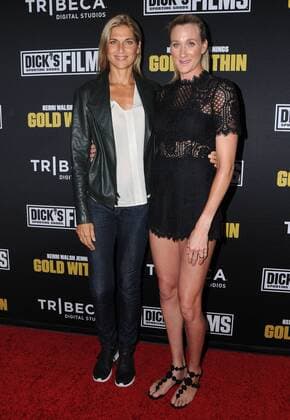 July 28, 2016 - Beverly Hills, CA, United States - 28 July 2016 - Beverly Hills, California. Gabrielle Reece, Kerri Walsh Jennings. The world film premiere of Kerri Walsh Jennings: Gold Within held at the Paley Center for Media. Photo Credit: AdMedia Beverly Hills United States - ZUMAa123