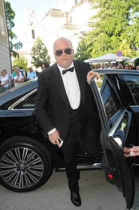 29.7.2016, DJ Ötzi Gerry Friedle, Premiere Cosi fan tutte, Felsenreitschule, Salzburger Festspiele,