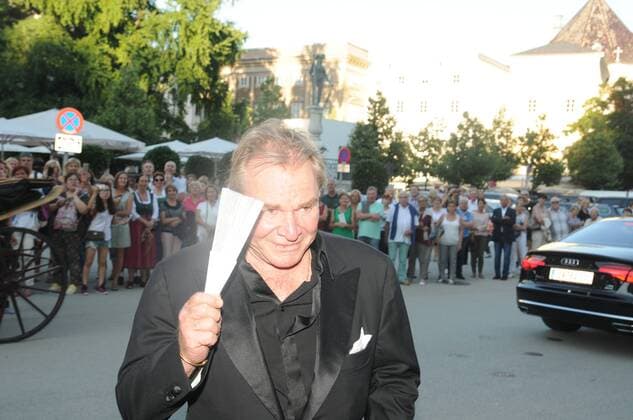 29.7.2016, Fritz Wepper, Premiere Cosi fan tutte, Felsenreitschule, Salzburger Festspiele,