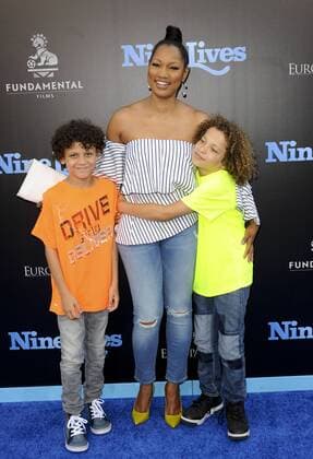 Garcelle Beauvais with sons Jaid & Jax NINE LIVES FILM PREMIERE Hollywood Patrick Rideaux PicturePerfect