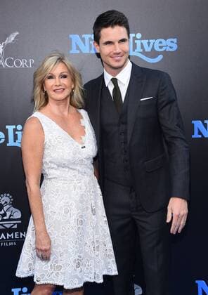 August 1, 2016 - Hollywood, California, U.S. - Robbie Amell & Jennifer Amell arrives for the premiere of the film Nine Lives at the Chinese Theatre. Hollywood U.S. - ZUMAo05_