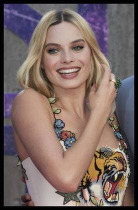 . 03 08 2016. London, United Kingdom. Will Smith and Margot Robbie arriving for the Suicide Squad premiere in London.  xStephenxLockx xi-Imagesx IIM-13272-0049