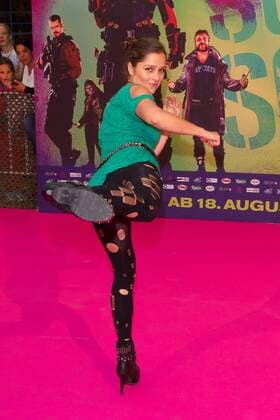 Sarah Alles - Live Event SUICIDE SQUAD im Cinestar Kino Potsdamer Platz in Berlin am 03.08.2016. Live Event SUICIDE SQUAD