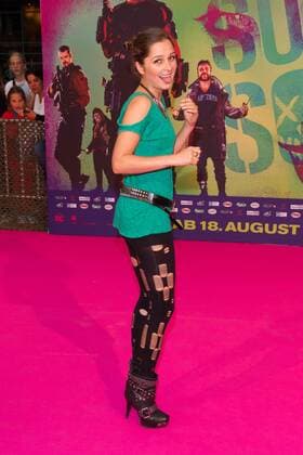 Sarah Alles - Live Event SUICIDE SQUAD im Cinestar Kino Potsdamer Platz in Berlin am 03.08.2016. Live Event SUICIDE SQUAD