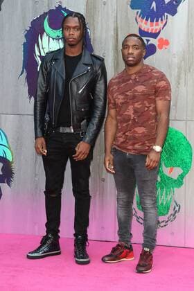 European Premiere of Suicide Squad London, UK. Krept and Konan at the European Premiere of Suicide Squad at the Odeon Leicester Square, London on August 3rd 2016 LMK73-60940-040816 