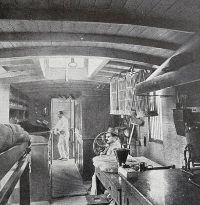Kitchen on a French hospital train in France during World War one WHA  !ACHTUNG AUFNAHMEDATUM GESCHÄTZT! Copyright: WHA UnitedArchivesWHA_049_0060