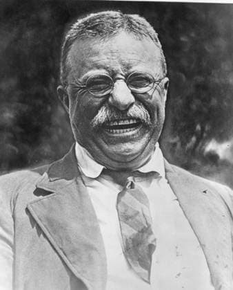 USWahl2024, die großen Präsidenten, Theodore Roosevelt President Theodore Roosevelt. Roosevelt was an American author, naturalist, explorer, historian, and politician who served as the 26th President of the United States WHA  !ACHTUNG AUFNAHMEDATUM GESCHÄTZT! Copyright: WHA UnitedArchivesWHA_050_0327
