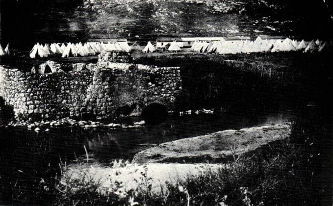 Photograph of Ein Herod. A kibbutz in Israel built near Mount Gilboa. Dated 1921 WHA  !ACHTUNG AUFNAHMEDATUM GESCHÄTZT! Copyright: WHA UnitedArchivesWHA_055_0203