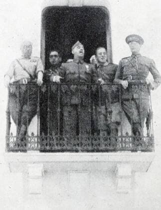 Francisco Franco 1892 – 1975, dictator of Spain in Ceuta, at the start of the Spanish Civil War. WHA  !ACHTUNG AUFNAHMEDATUM GESCHÄTZT! Copyright: WHA UnitedArchivesWHA_071_0329