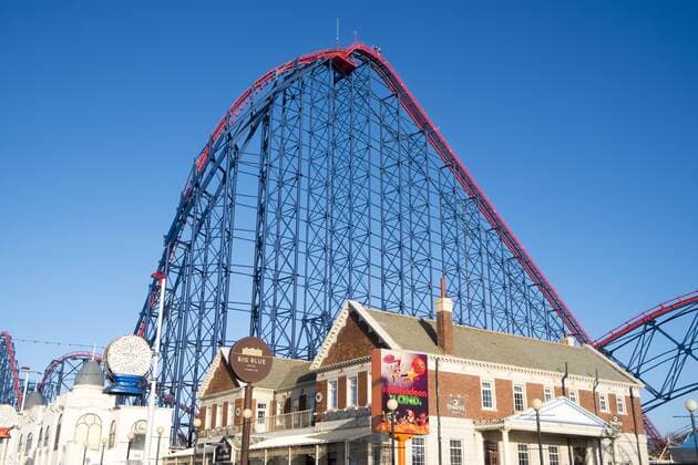Big Dipper ride at Blackpool Pleasure Beach. MartinxBerry _DSF2231