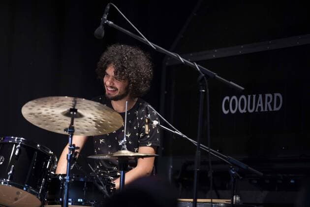 (160808) -- FRANKFURT, Aug. 8, 2016 -- Amir Bresler, member of Omer Klein Trio, performs during Rheingau Music Festival at the Kuenstler Winery in hochheim, Germany, on Aug. 7, 2016. The 29th Rheingau Music Festival is held from June 18 to Aug. 27. ) (yy) GERMANY-RHEINGAU MUSIC FESTIVAL-OMER KLEIN TRIO-SHOW LUOxHUANHUAN 