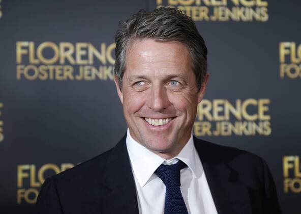 Hugh Grant arrives on the red carpet at the Florence Foster Jenkins New York Premiere at AMC Loews Lincoln Square 13 Theater on August 9, 2016 in New York City.  NYP20160809116 JOHNxANGELILLO