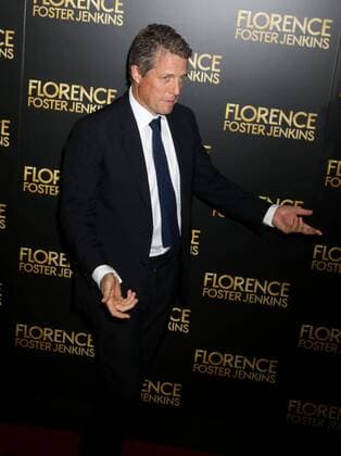August 9, 2016 - New York, New York, U.S. - Actor HUGH GRANT attends the New York premiere of Florence Foster Jenkins held at AMC Loews Lincoln Square. New York U.S. - ZUMAk03_
