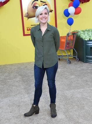 August 9, 2016 - Westwood, California, U.S. - Hannah Hart arrives for the premiere of the film Sausage Party at the Village theater. Westwood U.S. - ZUMAo05_