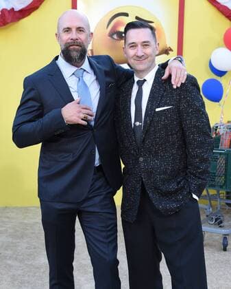 August 9, 2016 - Westwood, California, U.S. - Conrad Vernon & Greg Tiernan arrives for the premiere of the film Sausage Party at the Village theater. Westwood U.S. - ZUMAo05_