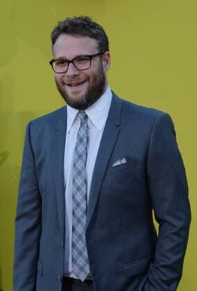 Cast member Seth Rogen, the voice of Frank Sergeant Pepper in the animated motion picture comedy Sausage Party attends the premiere of the film at the Regency Village Theatre in the Westwood section of Los Angeles on August 9, 2016. Storyline: A sausage strives to discover the truth about his existence.  LAP2016080918 JIMxRUYMEN