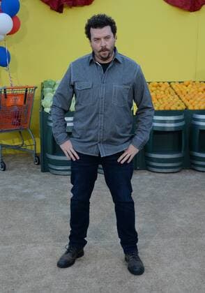 Cast member Danny McBride, the voice of Honey Mustard in the animated motion picture comedy Sausage Party attends the premiere of the film at the Regency Village Theatre in the Westwood section of Los Angeles on August 9, 2016. Storyline: A sausage strives to discover the truth about his existence.  LAP2016080928 JIMxRUYMEN