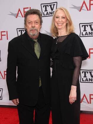June 10, 2010 - Culver City, California, U.S. - Jun 10, 2010 - Culver City, California, USA - Actor TIM CURRY & GUEST arriving to the AFI Life Achievement Award: Mike Nichols held at Sony Studios. - ZUMAo05_