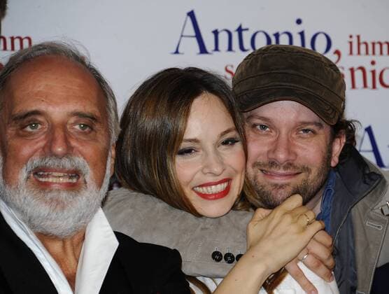 Alessnadro Bressanello, Mina Tander und Christian Ulmen Premiere Antonio, ihm schmeckt«s nicht Mathäser Filmpalast Kino, Film, Fernsehen Muenchen 10. August 2016