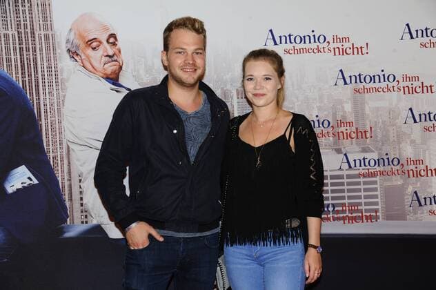 Ben Münchow und Farina Flebbe Premiere Antonio, ihm schmeckt«s nicht Mathäser Filmpalast Kino, Film, Fernsehen Muenchen 10. August 2016