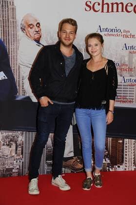 Ben Münchow und Farina Flebbe Premiere Antonio, ihm schmeckt«s nicht Mathäser Filmpalast Kino, Film, Fernsehen Muenchen 10. August 2016