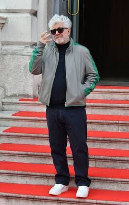 . 10 08 2016. London, United Kingdom. Pedro Almodovar at Julieta UK film premiere. Renowned director Pedro Almodovar introduces screening of his latest film, a drama about a woman on the verge of madness who decides to confront the most difficult elements in her life. Somerset House, London  xNilsxJorgensenx xi-Imagesx IIM-13293-0007
