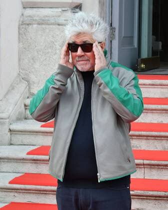 . 10 08 2016. London, United Kingdom. Pedro Almodovar at Julieta UK film premiere. Renowned director Pedro Almodovar introduces screening of his latest film, a drama about a woman on the verge of madness who decides to confront the most difficult elements in her life. Somerset House, London  xNilsxJorgensenx xi-Imagesx IIM-13293-0008