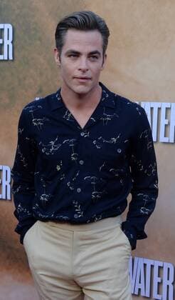 Cast member Chris Pine attends the premiere of the motion picture crime drama Hell or High Water at the ArcLight Cinema Dome in the Hollywood section of Los Angeles on August 10, 2016. Storyline: A divorced dad and his ex-con brother resort to a desperate scheme in order to save their family s farm in West Texas.  LAP2016081010 JIMxRUYMEN