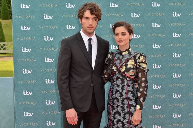 August 11, 2016 - London, London, UK - JENNA COLEMAN and TOM HUGHES attends the VIP press screening of Victoria. The ITV series traces the early life of Queen Victoria, from her accession to the throne at the tender age of 18 through to her courtship and marriage to Prince Albert. London, UK. London UK  - ZUMAl94_
