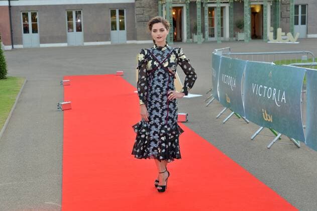 August 11, 2016 - London, London, UK - JENNA COLEMAN attends the VIP press screening of Victoria. The ITV series traces the early life of Queen Victoria, from her accession to the throne at the tender age of 18 through to her courtship and marriage to Prince Albert. London, UK. London UK  - ZUMAl94_