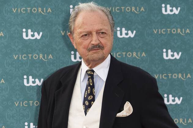 August 11, 2016 - London, London, UK - PETER BOWLES attends the VIP press screening of Victoria. The ITV series traces the early life of Queen Victoria, from her accession to the throne at the tender age of 18 through to her courtship and marriage to Prince Albert. London, UK. London UK  - ZUMAl94_