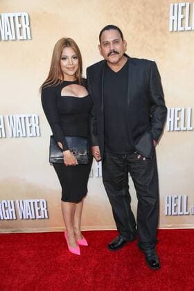 Emilio Rivera und seine Ehefrau Yadi Valerio bei der Hell or High Water Filmpremiere am 10.08.2016 in Los Angeles Hell or High Water Kino Premiere in Los Angeles, 2016 