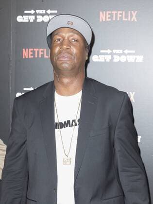 USA: The Get Down premiere in New York Grandmaster Flash attends The Get Down Netflix original series premier at Lehman Center for performing arts in the Bronx.  LevxRadin