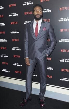 USA: The Get Down premiere in New York Yahya Abdul-Mateen II attends The Get Down Netflix original series premier at Lehman Center for performing arts in the Bronx.  LevxRadin