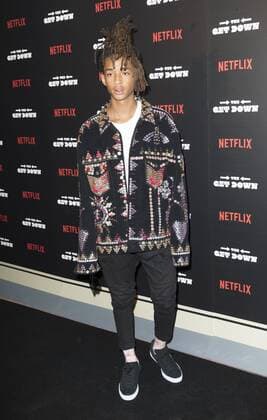 USA: The Get Down premiere in New York Jaden Smith attends The Get Down Netflix original series premier at Lehman Center for performing arts in the Bronx.  LevxRadin